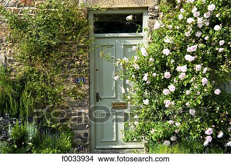 Picture - England, North Yorkshire, Richmond, door. Fotosearch