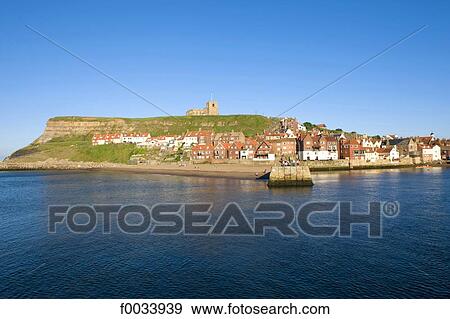 England, North Yorkshire, Whitby, St Hilda abbey View Large Photo Image Stock Photo - England, North Yorkshire, Whitby, St Hilda abbey. Fotosearch