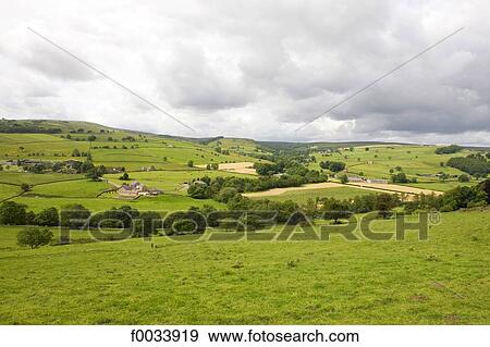 England, Yorkshire Dales, Nidderdale View Large Photo Image Stock Photo - England, Yorkshire Dales, Nidderdale. Fotosearch