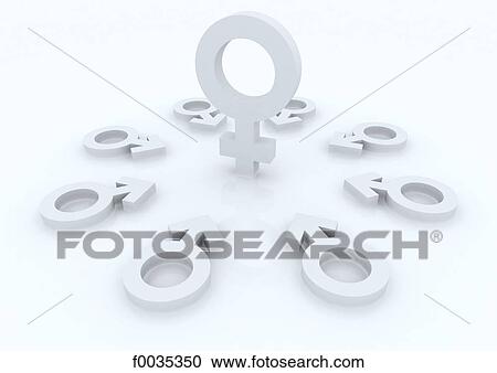 Feminine and masculine symbols: submission View Large Photo Image Stock Image - Feminine and masculine symbols: submission. Fotosearch