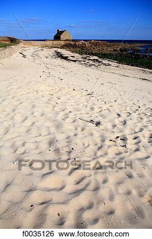 Stock Photograph - France, Brittany, La Trinite sur Mer, typical house. Fotosearch