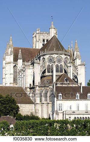 France, Burgundy, Auxerre, cathedral of St Etienne View Large Photo Image Stock Image - France, Burgundy, Auxerre, cathedral of St Etienne. Fotosearch