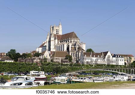 France, Burgundy, Auxerre, cathedral of St Etienne View Large Photo Image Stock Photograph - France, Burgundy, Auxerre, cathedral of St Etienne. Fotosearch