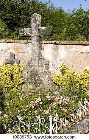 France, Burgundy, Vezelay, cemetery View Large Photo Image Stock Image - France, Burgundy, Vezelay, cemetery. Fotosearch
