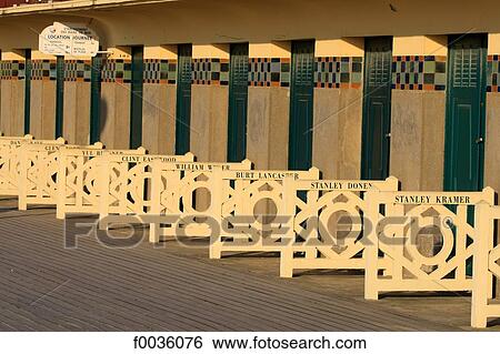 France, Normandy, Deauville, beach hut View Large Photo Image Stock Photograph - France, Normandy, Deauville, beach hut. Fotosearch