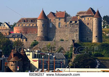 France, Normandy, Dieppe, the castle View Large Photo Image Stock Photo - France, Normandy, Dieppe, the castle. Fotosearch
