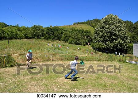 France, Normandy, Giverny museum of impressionisms, children playing View Large Photo Image Stock Photo - France, Normandy, Giverny museum of impressionisms, children playing. Fotosearch
