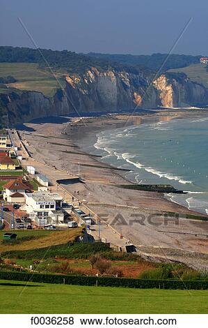 France, Normandy, Hautot sur Mer View Large Photo Image Stock Photo - France, Normandy, Hautot sur Mer. Fotosearch