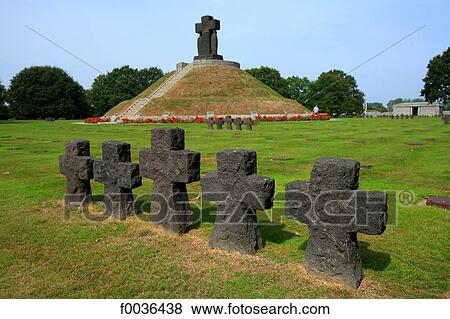 Stock Photo - France, Normandy, La Cambe, german cemetary. Fotosearch