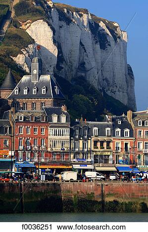 France, Normandy, Le Havre, le Treport View Large Photo Image Stock Image - France, Normandy, Le Havre, le Treport. Fotosearch