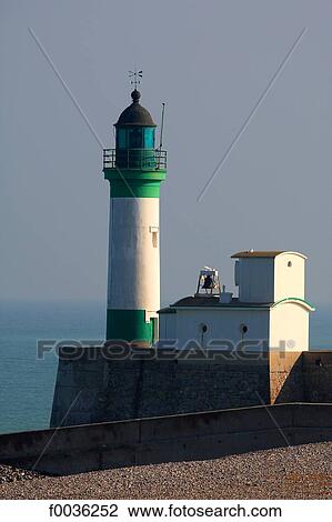 France, Normandy, Le Havre, le Treport, lighthouse View Large Photo Image Stock Image - France, Normandy, Le Havre, le Treport, lighthouse. Fotosearch