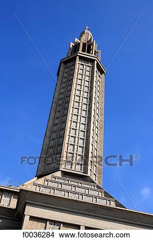 Picture - France, Normandy, Le Havre, tour Perret. Fotosearch