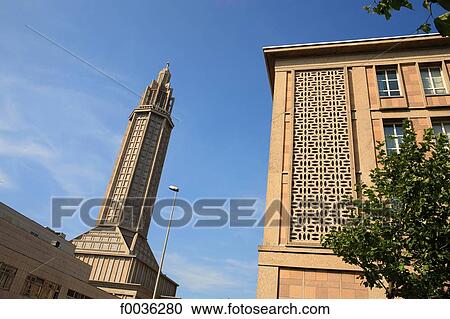 France, Normandy, Le Havre, tour Perret View Large Photo Image Stock Image - France, Normandy, Le Havre, tour Perret. Fotosearch