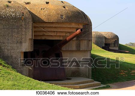 France, Normandy, Longues sur Mer, battery View Large Photo Image Stock Photograph - France, Normandy, Longues sur Mer, battery. Fotosearch
