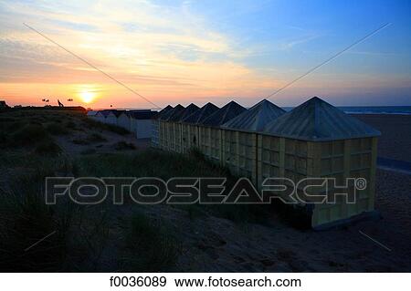 France, Normandy, Ouistreham, beach hut View Large Photo Image Stock Photo - France, Normandy, Ouistreham, beach hut. Fotosearch