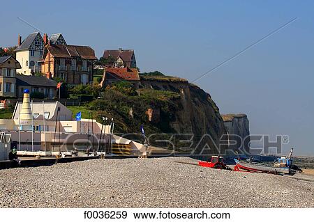 France, Normandy, Quiberville View Large Photo Image Stock Photo - France, Normandy, Quiberville. Fotosearch