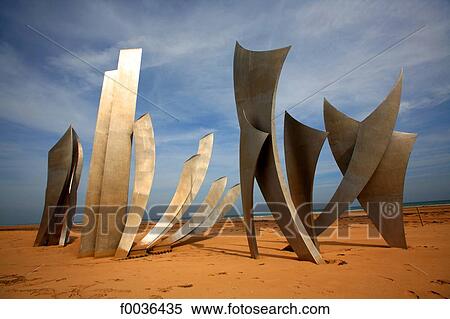 France, Normandy, Saint Laurent sur Mer, Omaha Beach, memorial View Large Photo Image Stock Photography - France, Normandy, Saint Laurent sur Mer, Omaha Beach, memorial. Fotosearch