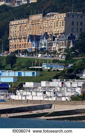 Picture - France, Normandy, Sainte Adresse, Dufayel building. Fotosearch
