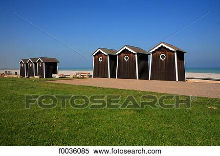 France, Normandy, Sainte Margeritte sur Mer, beach hut View Large Photo Image Stock Photography - France, Normandy, Sainte Margeritte sur Mer, beach hut. Fotosearch