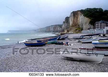 France, Normandy, Veulettes-sur-mer, cliffs View Large Photo Image Stock Image - France, Normandy, Veulettes-sur-mer, cliffs. Fotosearch