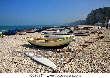 France, Normandy, Yport, the beach View Large Photo Image Picture - France, Normandy, Yport, the beach. Fotosearch