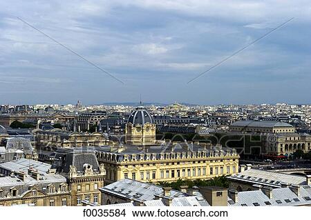Picture - France, Paris (75), Ile de France, Paris from Notre Dame. Fotosearch