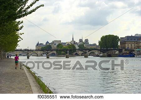 France, Paris (75), Ile de France, pont des arts View Large Photo Image Stock Image - France, Paris (75), Ile de France, pont des arts. Fotosearch