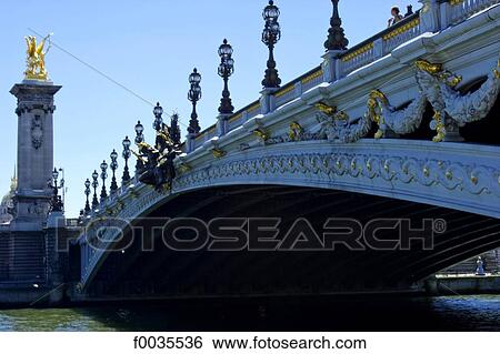 Stock Photograph - France, Paris (75), Ile de France, pont Alexandre III. Fotosearch