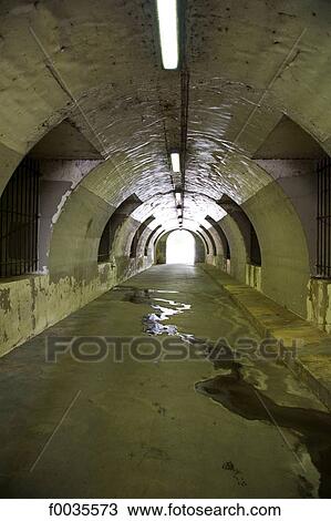 Stock Image - France, Paris (75), Ile de France, under the pont du carrousel. Fotosearch