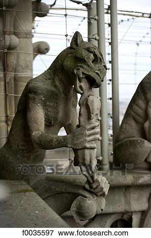 France, Paris (75), Ile de France, Notre Dame, statue View Large Photo Image Stock Photo - France, Paris (75), Ile de France, Notre Dame, statue. Fotosearch