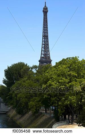 France, Paris (75), Ile de France, the Eiffel tower View Large Photo Image Stock Photo - France, Paris (75), Ile de France, the Eiffel tower. Fotosearch