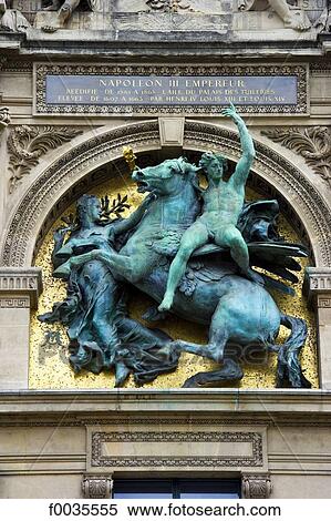 France, Paris (75), Ile de France, the Louvre, statue of Napoleon III View Large Photo Image Stock Photography - France, Paris (75), Ile de France, the Louvre, statue of Napoleon III. Fotosearch