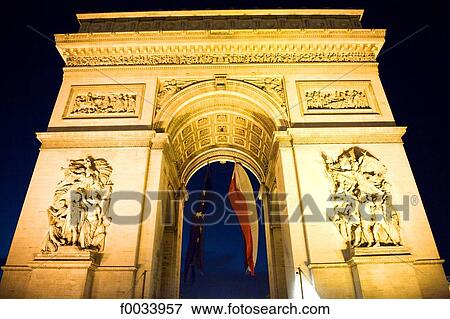 France, Paris, arch of triumph View Large Photo Image Stock Photo - France, Paris, arch of triumph. Fotosearch