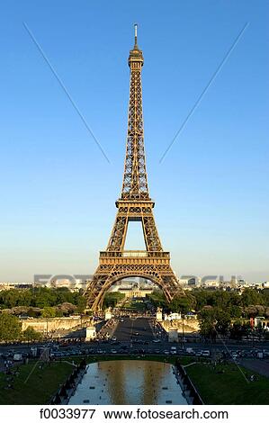 Stock Photo - France, Paris, Eiffel tower. Fotosearch