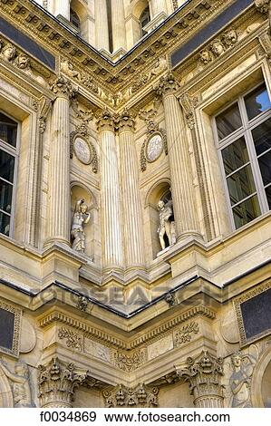 France, Paris, Louvre, détail View Large Photo Image Stock Photo - France, Paris, Louvre, détail. Fotosearch