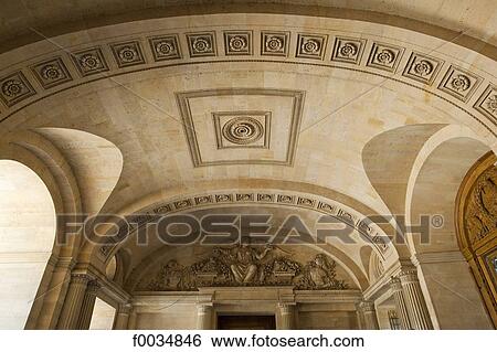 Stock Photograph - France, Paris, Louvre, east entrance. Fotosearch