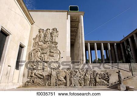 France, Paris, museum of modern art, low relief View Large Photo Image Stock Image - France, Paris, museum of modern art, low relief. Fotosearch
