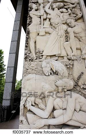 France, Paris, palais de la porte dorée, low relief View Large Photo Image Stock Photo - France, Paris, palais de la porte dorée, low relief. Fotosearch
