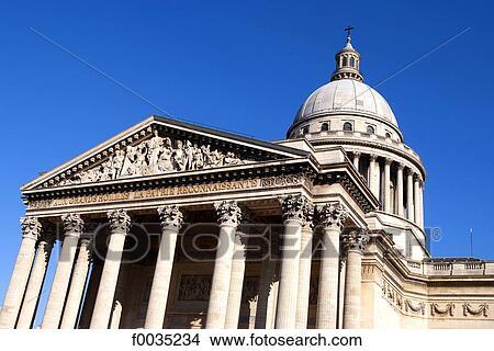 Picture - France, Paris, Pantheon. Fotosearch