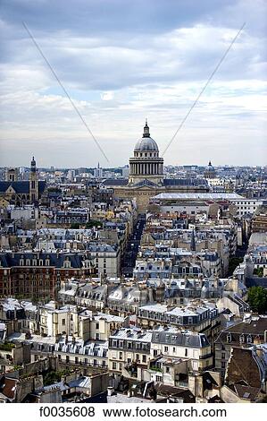 France, Paris, Paris from Notre Dame View Large Photo Image Stock Photo - France, Paris, Paris from Notre Dame. Fotosearch