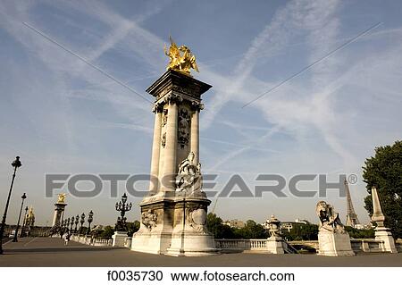 France, Paris, pont Alexandre III View Large Photo Image Stock Image - France, Paris, pont Alexandre III. Fotosearch