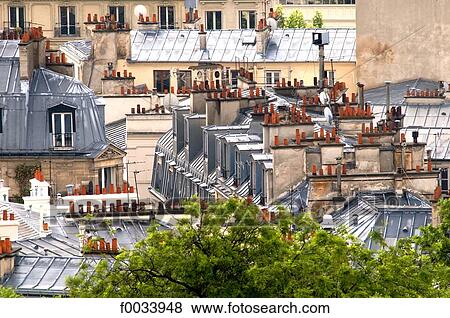 France, Paris, roofs View Large Photo Image Stock Photo - France, Paris, roofs. Fotosearch
