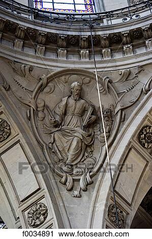 France, Paris, Saint Paul's church, sculpture View Large Photo Image Stock Image - France, Paris, Saint Paul's church, sculpture. Fotosearch