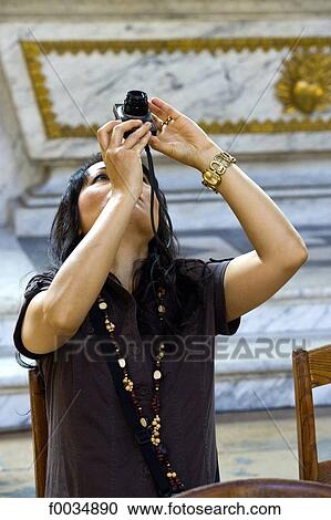 France, Paris, tourist who takes a photo of Saint Paul's church View Large Photo Image Stock Image - France, Paris, tourist who takes a photo of Saint Paul's church. Fotosearch