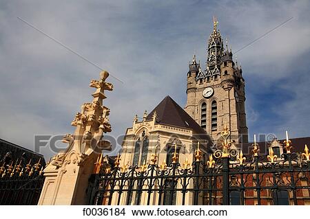 Picture - France, Pas de Calais, Douai, Belfry. Fotosearch