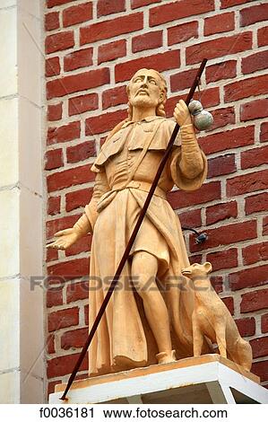 Stock Image - France, Pas de Calais, Douai, statue. Fotosearch