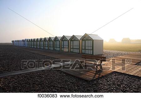 France, Picardie, Cayeux sur Mer, beach hut View Large Photo Image Stock Image - France, Picardie, Cayeux sur Mer, beach hut. Fotosearch