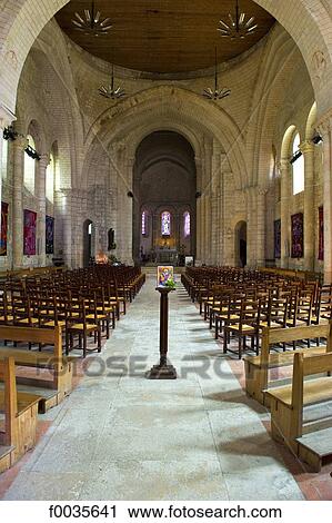 Stock Image - France, Poitou Charentes, Saintes, abbaye aux dames. Fotosearch