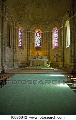 Stock Image - France, Poitou Charentes, Saintes, abbaye aux dames. Fotosearch