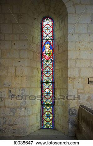 Stock Photo - France, Poitou Charentes, Saintes, church St Pallais. Fotosearch